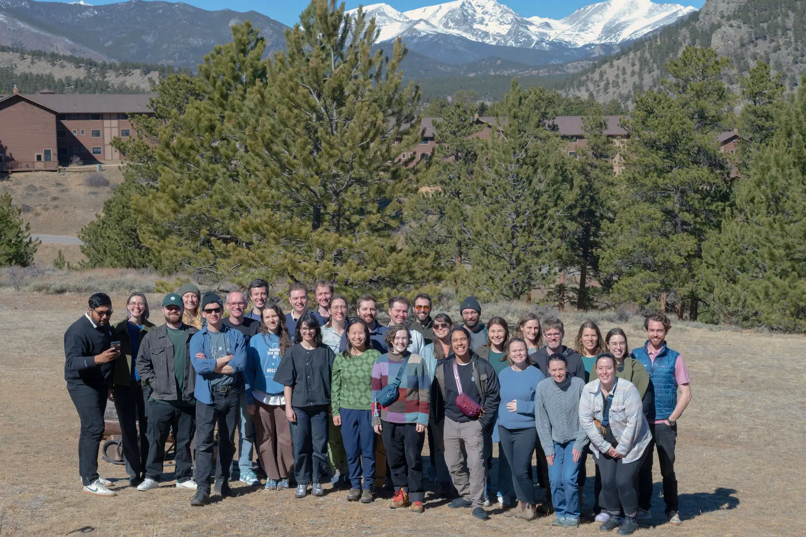 The Upstream Tech team gathered outdoors at our annual retreat in the Rocky Mountains